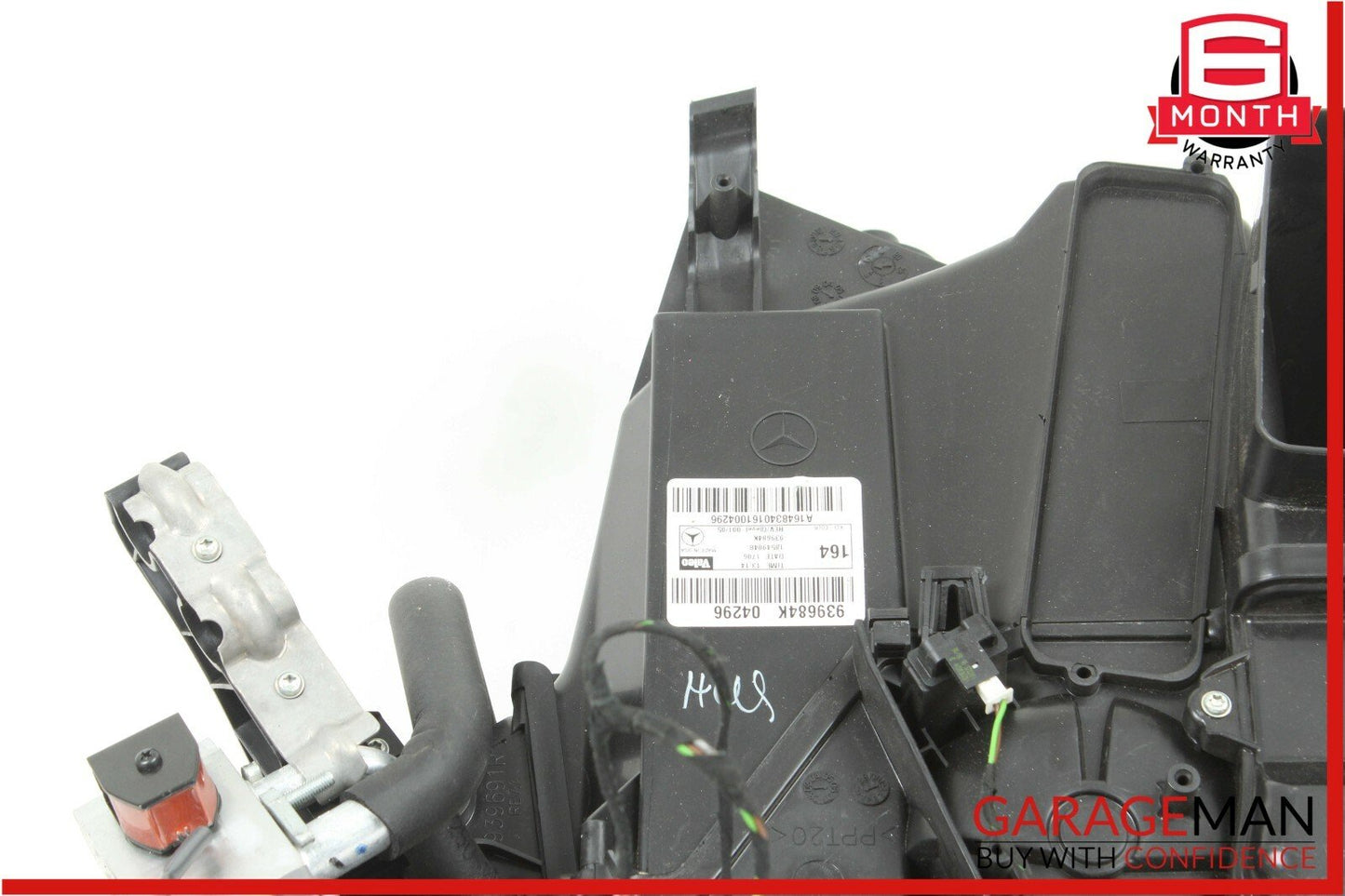 06-12 Mercedes X164 GL450 Rear A/C Heater Climate Control Blower Motor Assembly
