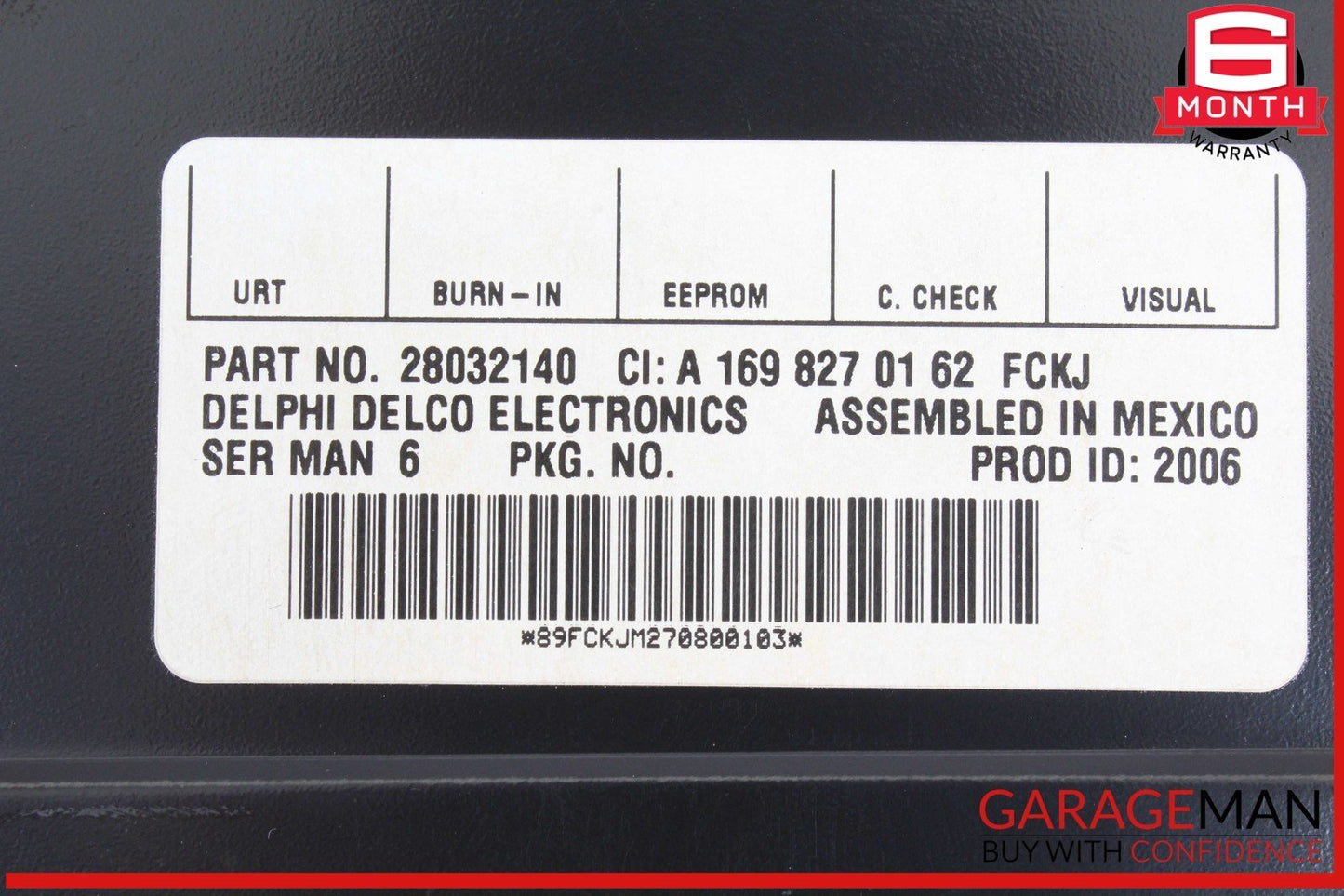03-09 Mercedes W219 CLS550 R550 GL350 Sirius Satellite Radio Receiver Module OEM