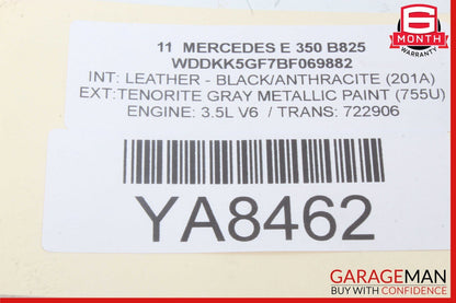 08-17 Mercedes W207 E350 E400 E550 Rear Trunk Lid Latch Lock Actuator OEM