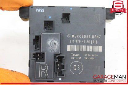 03-09 Mercedes W211 E320 CDI Rear Right Side Door Control Module Unit OEM