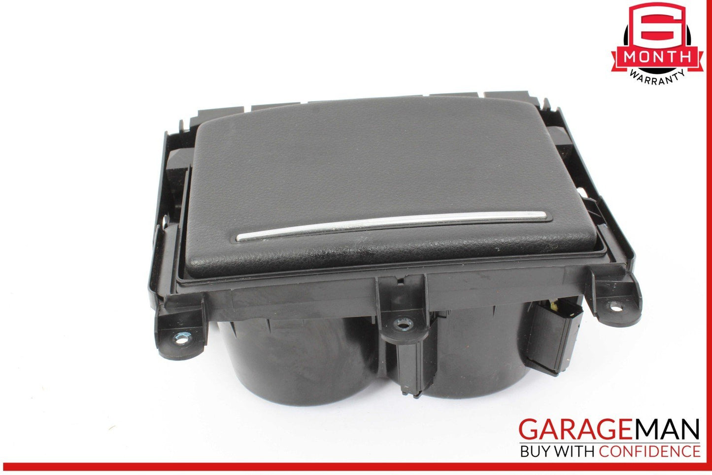 12-18 Audi A6 A7 Front Center Console Dual Cup Holder 4G0862534B Black OEM