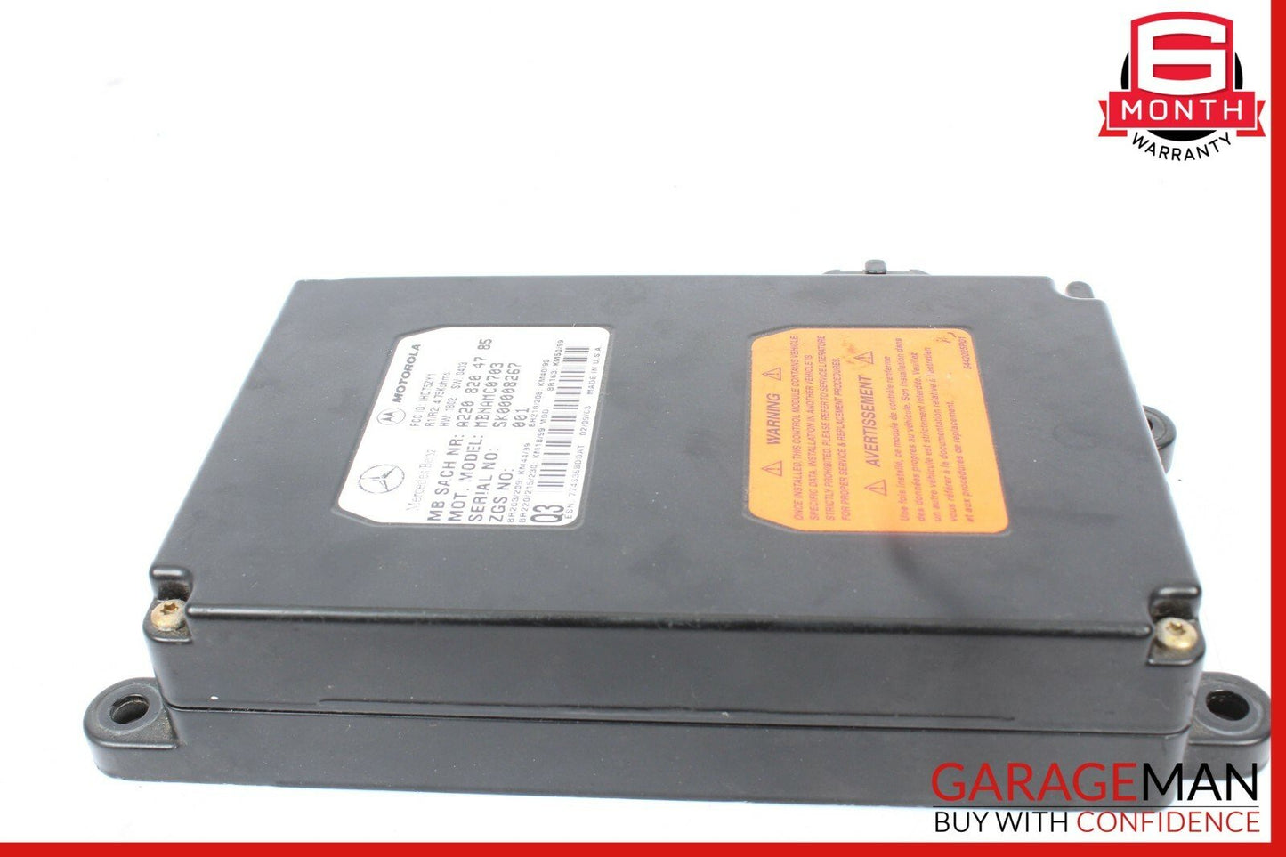 00-06 Mercedes W163 ML500 CL500 Voice Command Control Module OEM