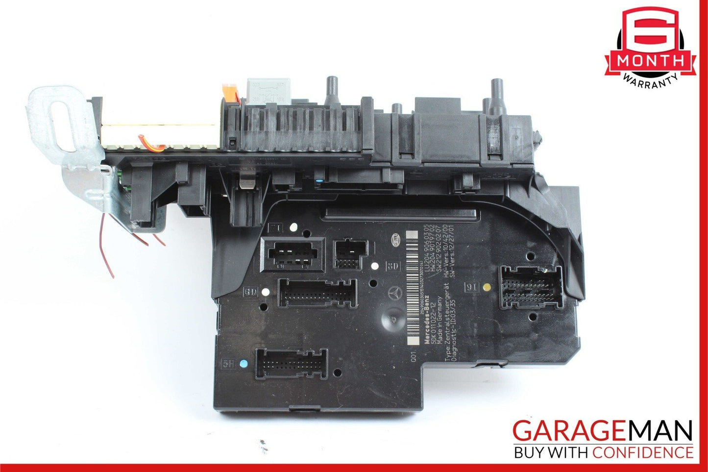 12-14 Mercedes W204 C300 C250 C63 AMG Rear SAM Module Relay Fuse Box Assembly