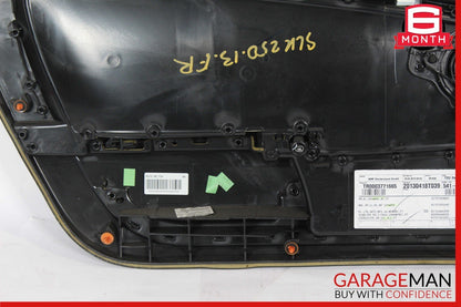 12-16 Mercedes R172 SLK250 SLK200 Front Right Interior Door Panel Assy Black