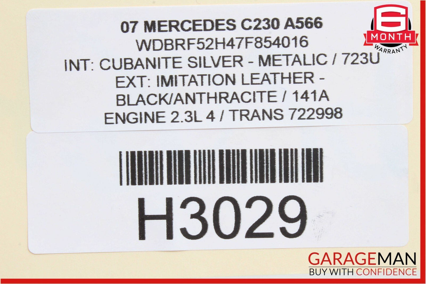 01-07 Mercedes W203 C230 Front Right Side Seat Adjustment Switch Controller