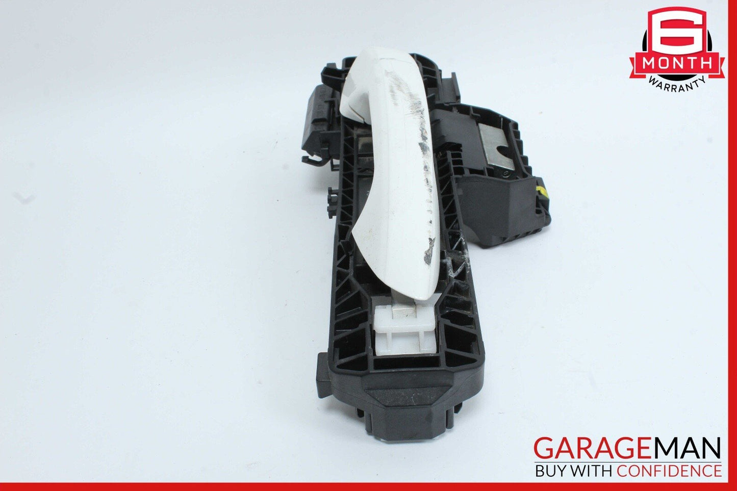 12-14 Mercedes W204 C250 Rear Left Exterior Door Handle White OEM