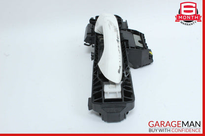 12-14 Mercedes W204 C250 Rear Left Exterior Door Handle White OEM
