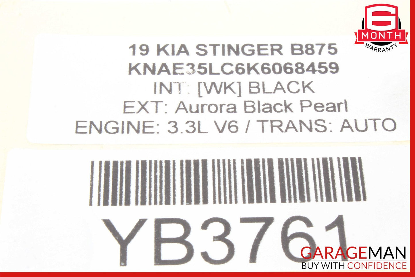 18-23 Kia Stinger Rear Left Driver Side Upper Control Arm OEM