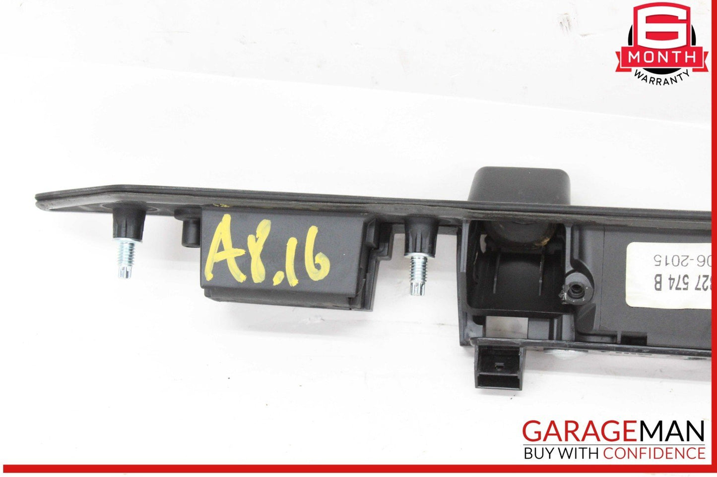 11-18 Audi A8 S8 Rear Trunk License Plate Lights Handle Assembly 4H0827574B OEM