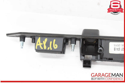 11-18 Audi A8 S8 Rear Trunk License Plate Lights Handle Assembly 4H0827574B OEM