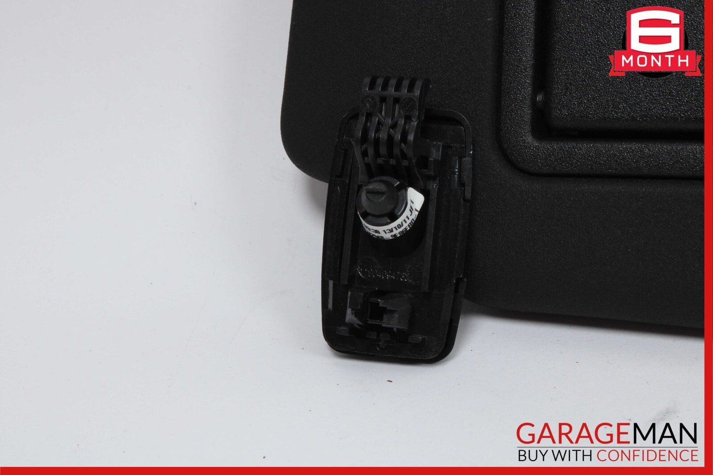 08-14 Mercedes W204 C250 Front Right Side Sun Visor Sunvisor Shade Black OEM