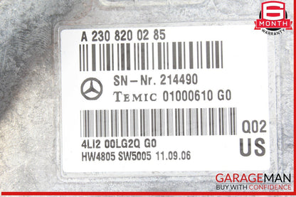 07-12 Mercedes R230 SL550 SL55 AMG Voice Control Module 2308200285 OEM