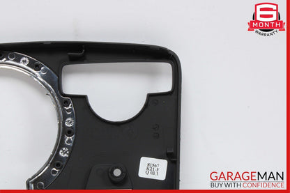 08-14 Mercedes W204 C300 E550 Center Console Cup Holder Bezel Trim Cover Black