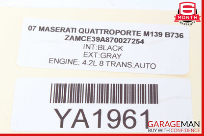 03-08 Maserati Quattroporte Dashboard Dash Control Switch Panel OEM