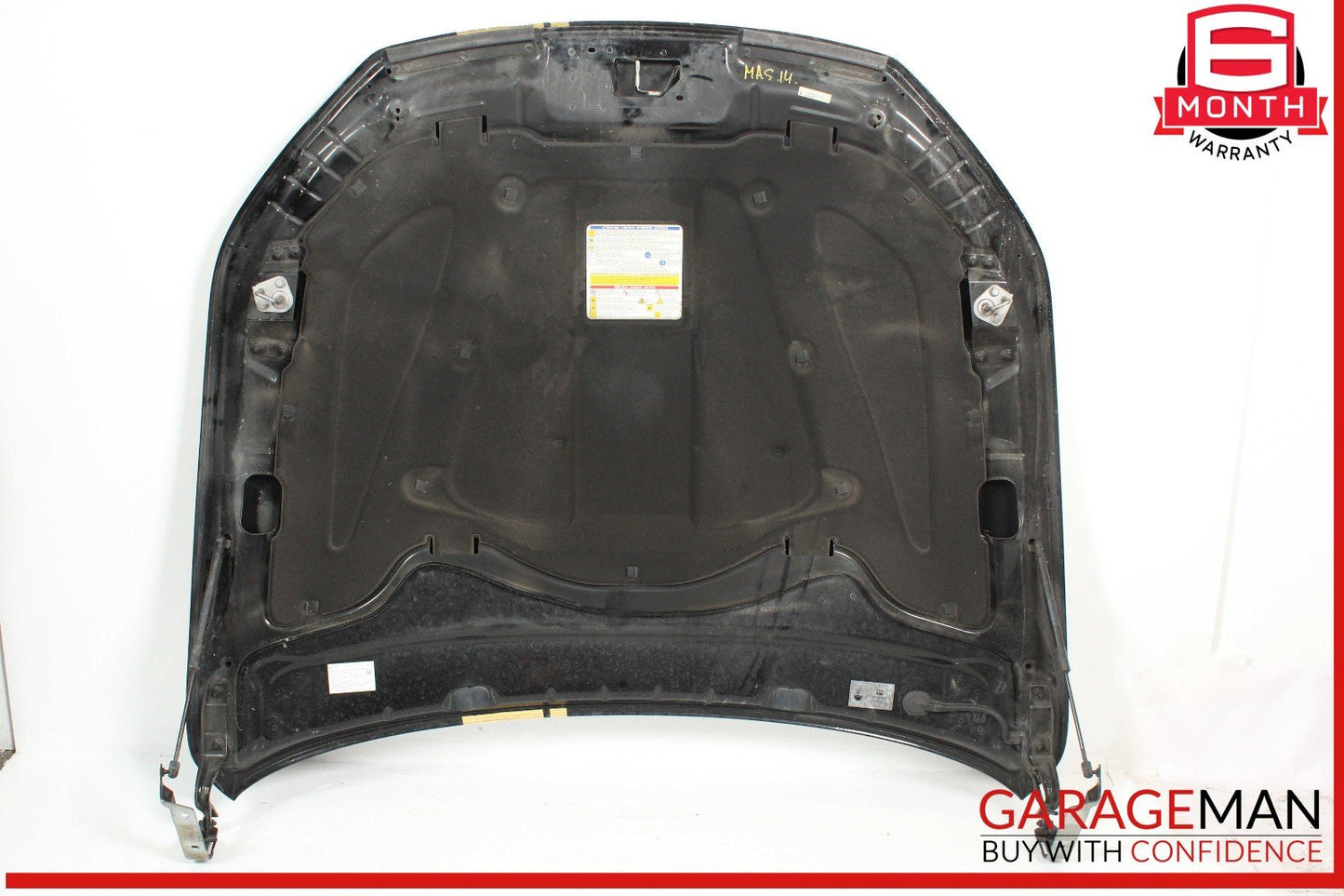 14-17 Maserati Ghibli Hood Bonnet Panel Assembly Black OEM