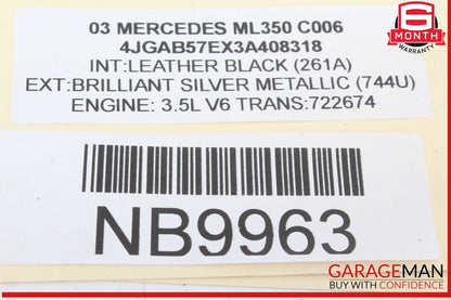 98-05 Mercedes W163 ML350 Front Left Driver Side Seat Adjust Control Switch OEM