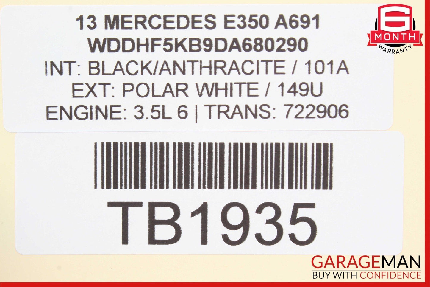 08-20 Mercedes W212 E350 CLS400 Front Right Passenger Side Seat Control Module