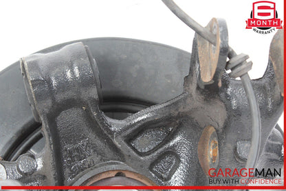 03-10 Porsche Cayenne 955 957 Rear Left Spindle Knuckle Wheel Hub w/ Rotor Disc
