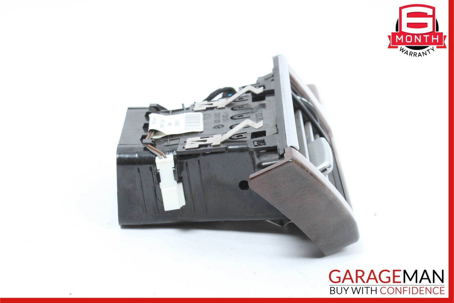 10-13 Mercedes W212 E350 Front Left Dashboard Dash AC A/C Air Vent Trim Wood