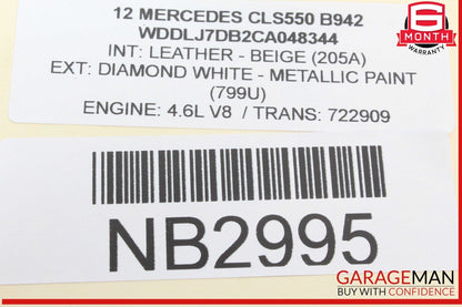 12-18 Mercedes W218 CLS550 Front Left Side Dashboard A/C AC Air Vent Grille Trim