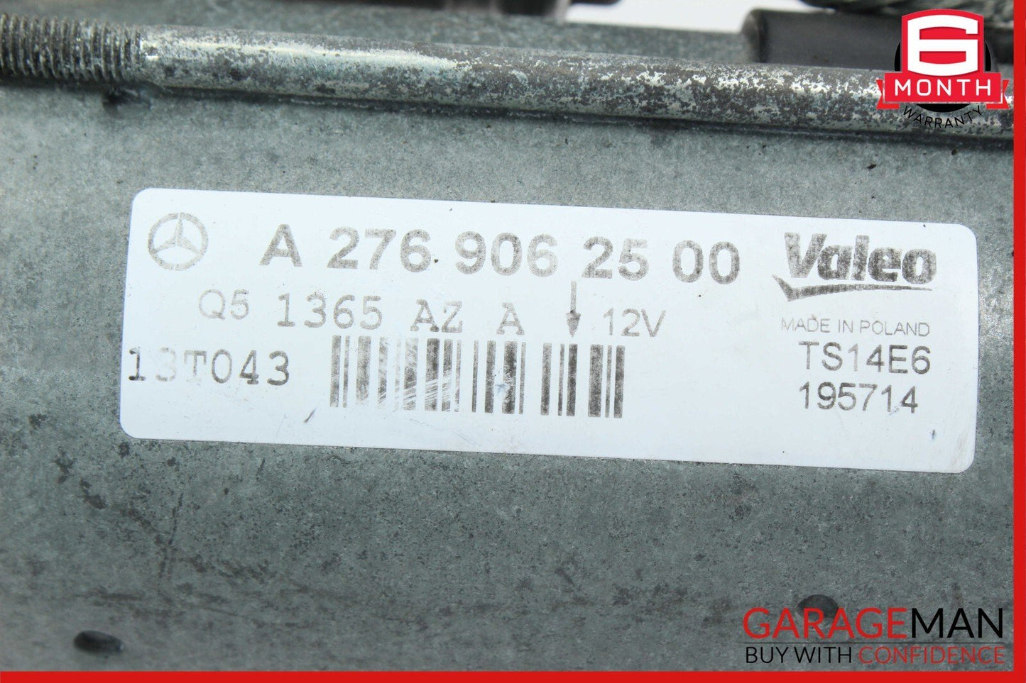 12-16 Mercedes W212 E350 C300 GLK350 Engine Motor Starter 2769062500 OEM 78k