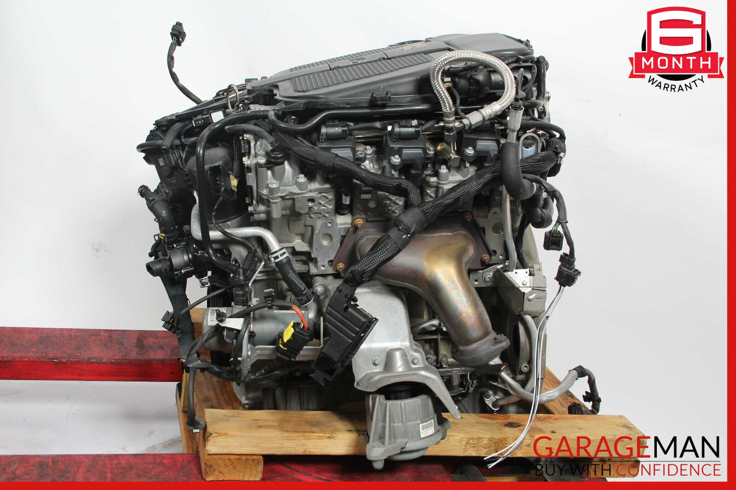 13-15 Mercedes W212 E400 Hybrid 3.5L Engine Motor Block Assembly OEM
