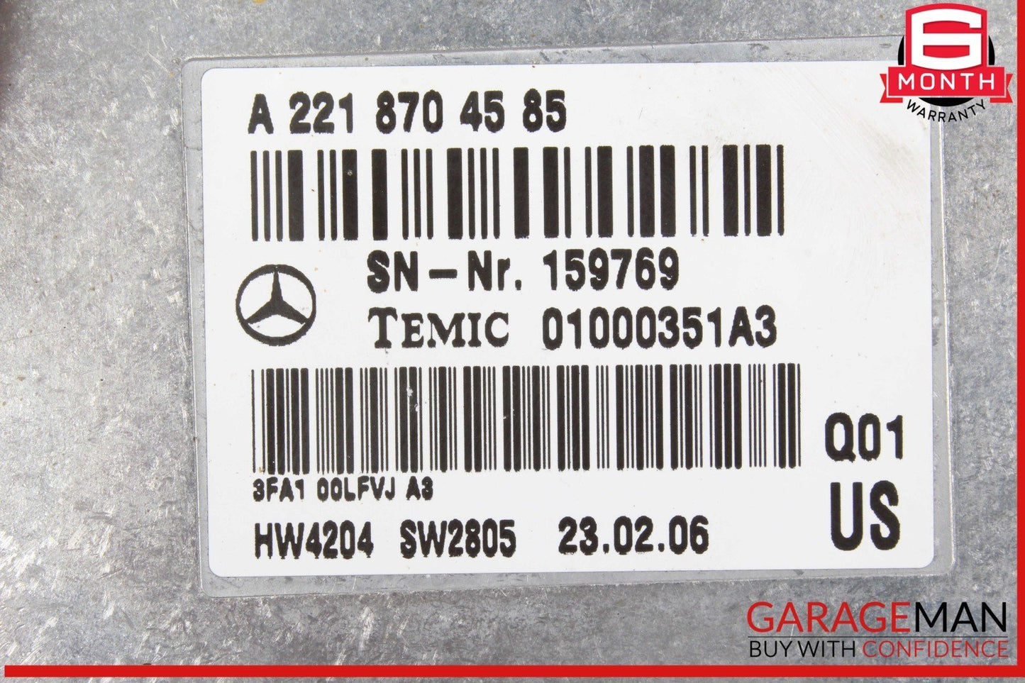 07-14 Mercedes W221 S550 CL550 Voice Language Communication Control Module OEM