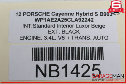 11-18 Porsche Cayenne 958 Hybrid S Rear Right or Left Side Axle CV Shaft OEM