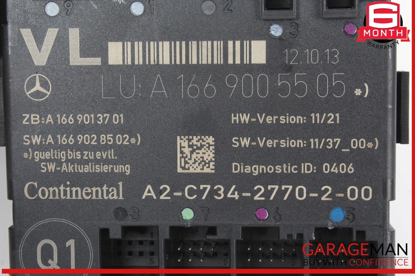 14-18 Mercedes W117 CLA250 Front Left Side Door Control Module 1669005505 OEM