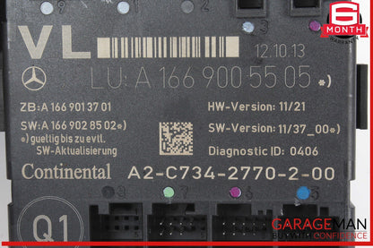 14-18 Mercedes W117 CLA250 Front Left Side Door Control Module 1669005505 OEM