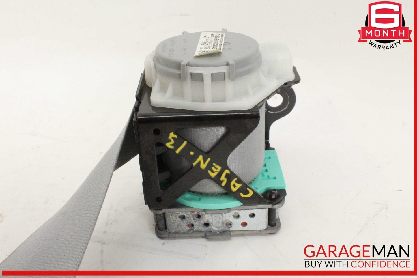 11-14 Porsche Cayenne 958 AWD Rear Left Driver Side Seat Belt 306709799 OEM