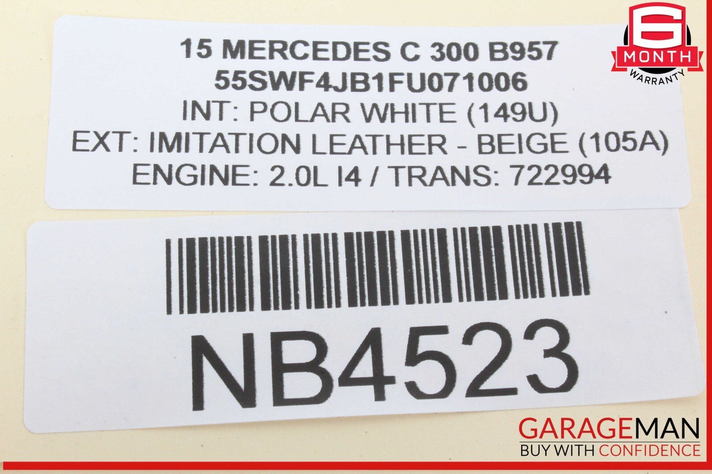 15-20 Mercedes W205 C300 C350e Front Left Side Door Lock Latch Actuator OEM
