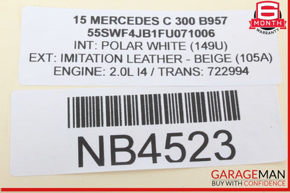 15-20 Mercedes W205 C300 C350e Front Left Side Door Lock Latch Actuator OEM