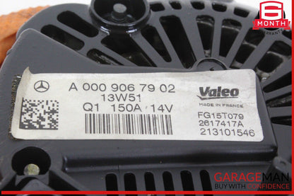 12-15 Mercedes W204 C250 Engine Alternator Generator Valeo 150A 0009067902 OEM