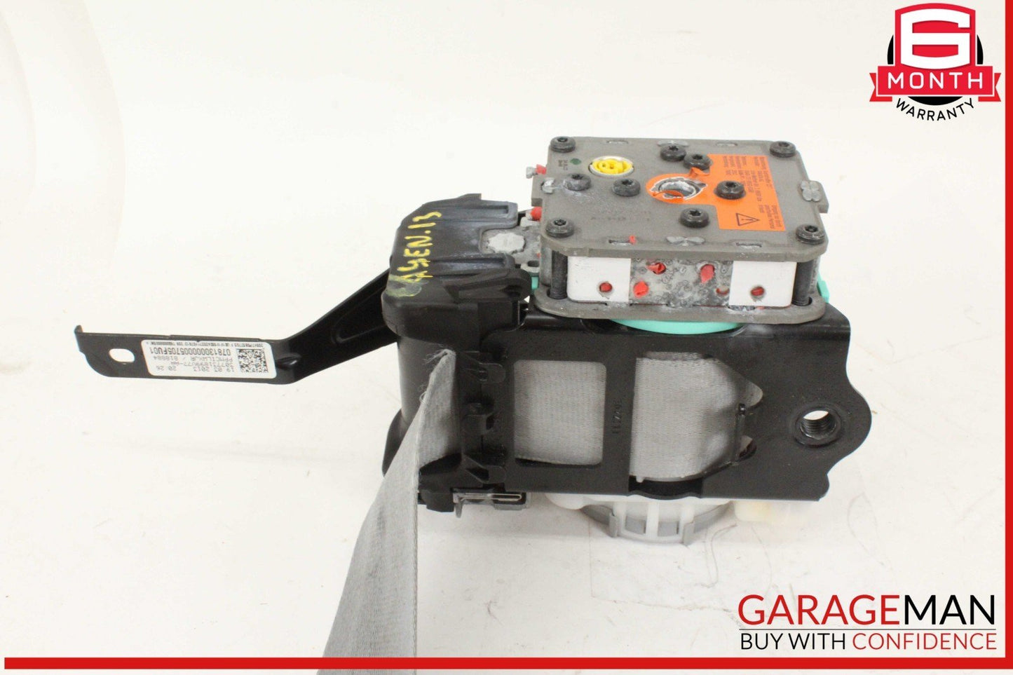 11-14 Porsche Cayenne 958 AWD Front Left Driver Side Seat Belt 307731899 OEM