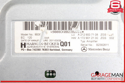08-17 Mercedes W218 CLS500 Amplifier AMP Harman Becker 2129007108 OEM