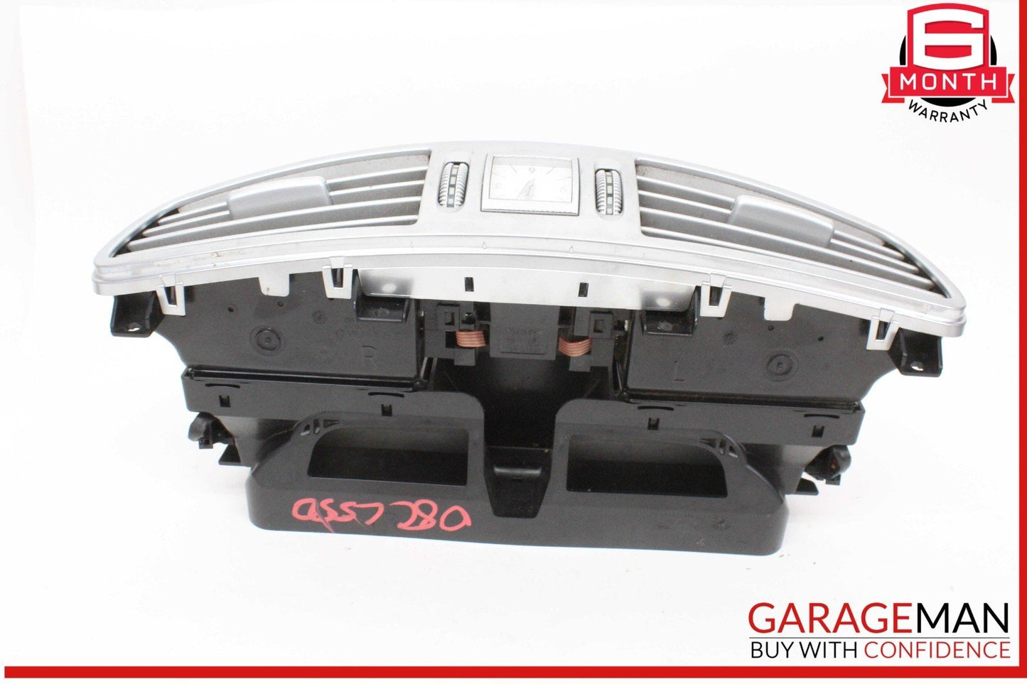 07-14 Mercedes W216 CL550 CL600 Dashboard Center A/C AC Air Vent w/ Clock OEM