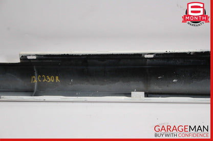 12-14 Mercedes W204 C250 Coupe Sport Left Side Skirt Rocker Panel Calcite White