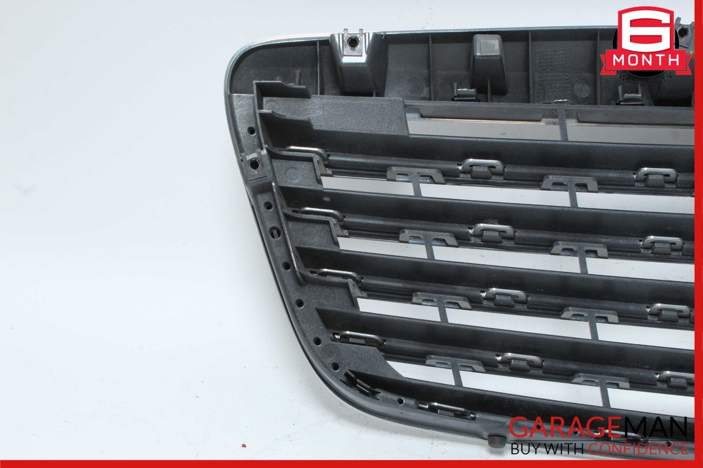 07-09 Mercedes W211 E350 Front Center Bumper Grill Grille Cover Panel Chrome OEM