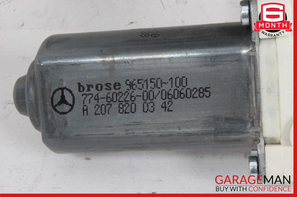 10-17 Mercedes W207 E350 E400 Left Side Door Window Regulator Motor Unit OEM