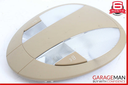 07-09 Mercedes W211 E350 E500 E63 AMG Rear Overhead Dome Light Reading Map Brown