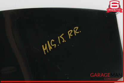14-22 Maserati Ghibli M157 S Rear Right Passenger Side Door Window Glass OEM