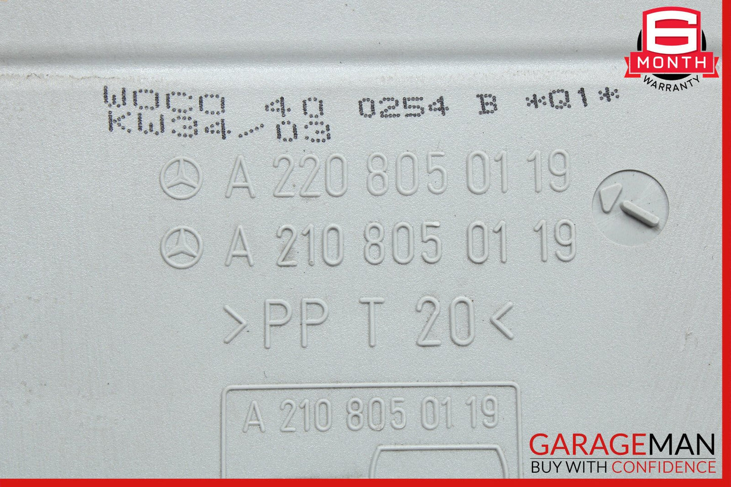 00-12 Mercedes R230 SL500 CL600 S430 Rear Seat Vacuum Pump Reservoir Tank OEM