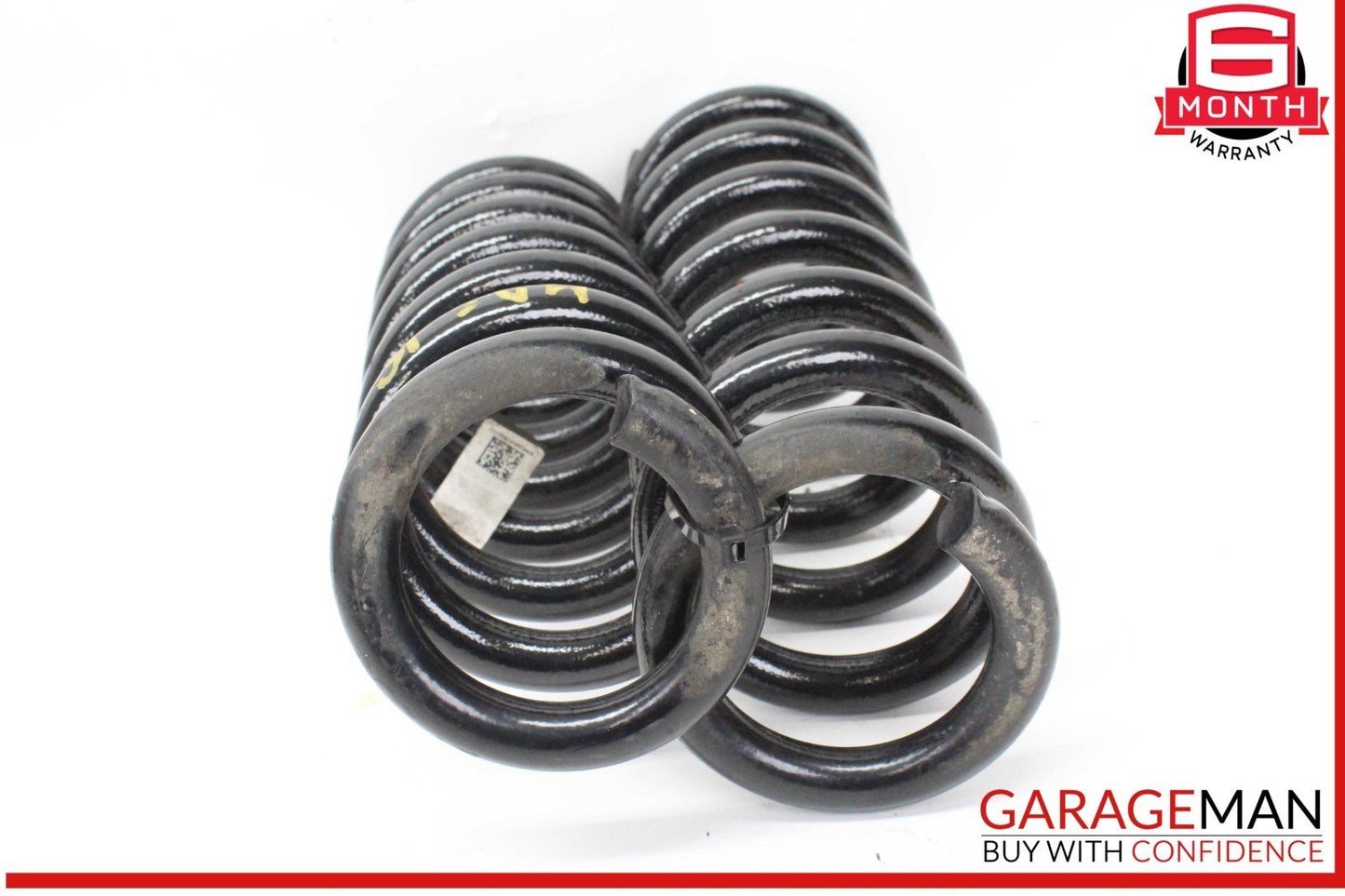 14-17 Maserati Ghibli Rear Right & Left Suspension Coil Spring Absorber Set OEM
