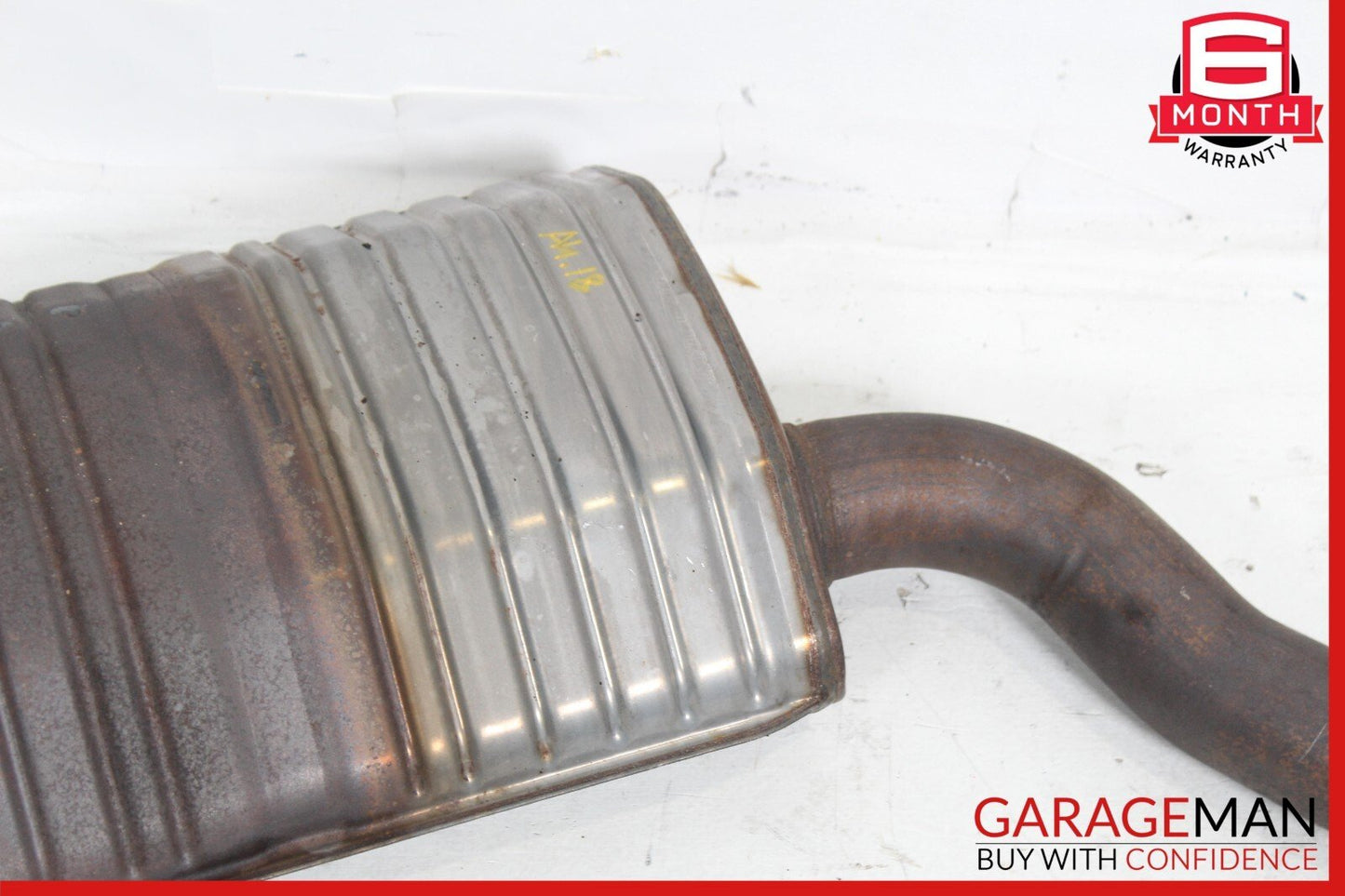 17-20 Audi A4 2.0L Exhaust System Front Resonator Muffler Pipe OEM