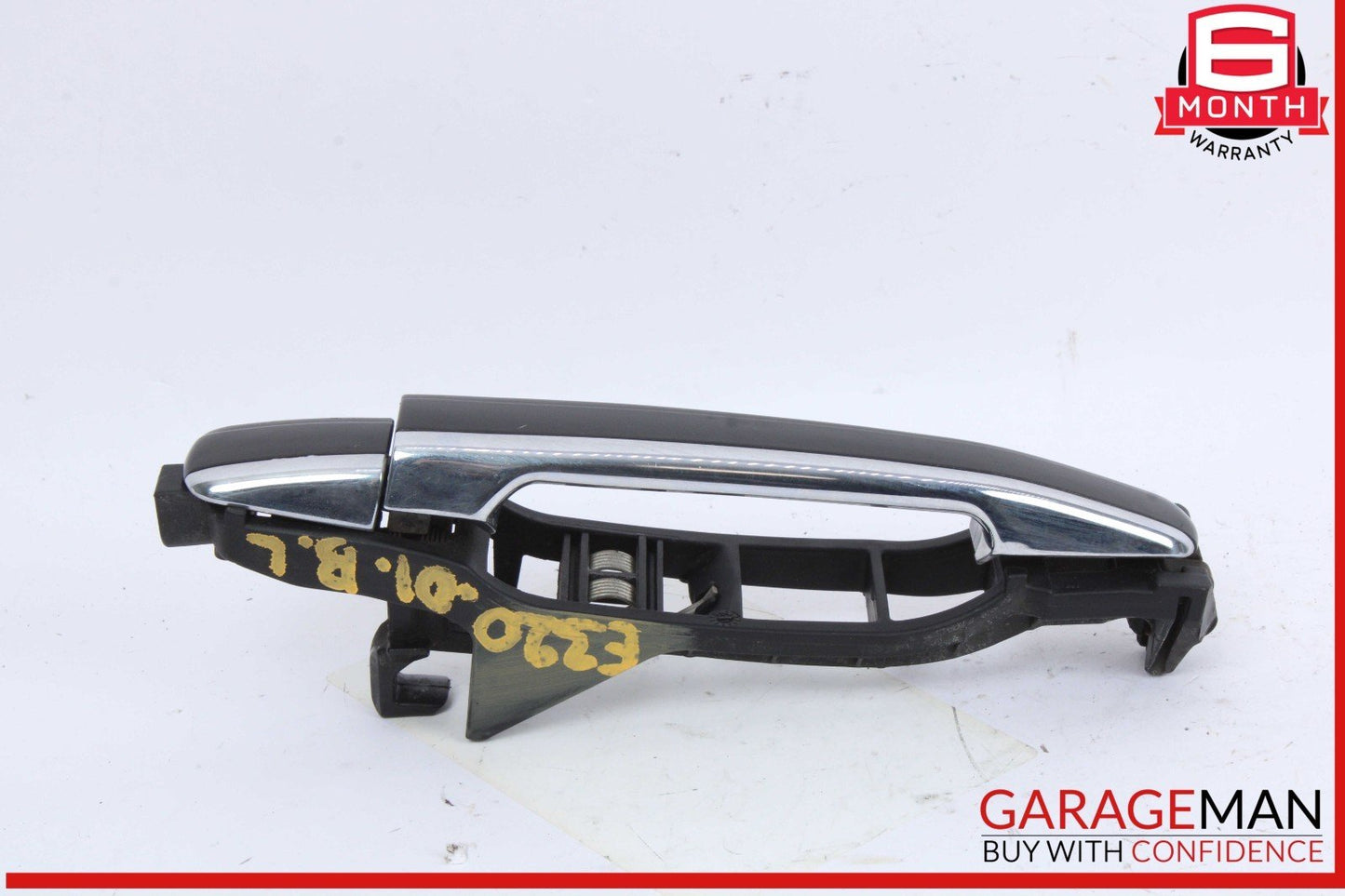 96-02 Mercedes W210 E320 E420 Rear Left Exterior Door Handle Black OEM