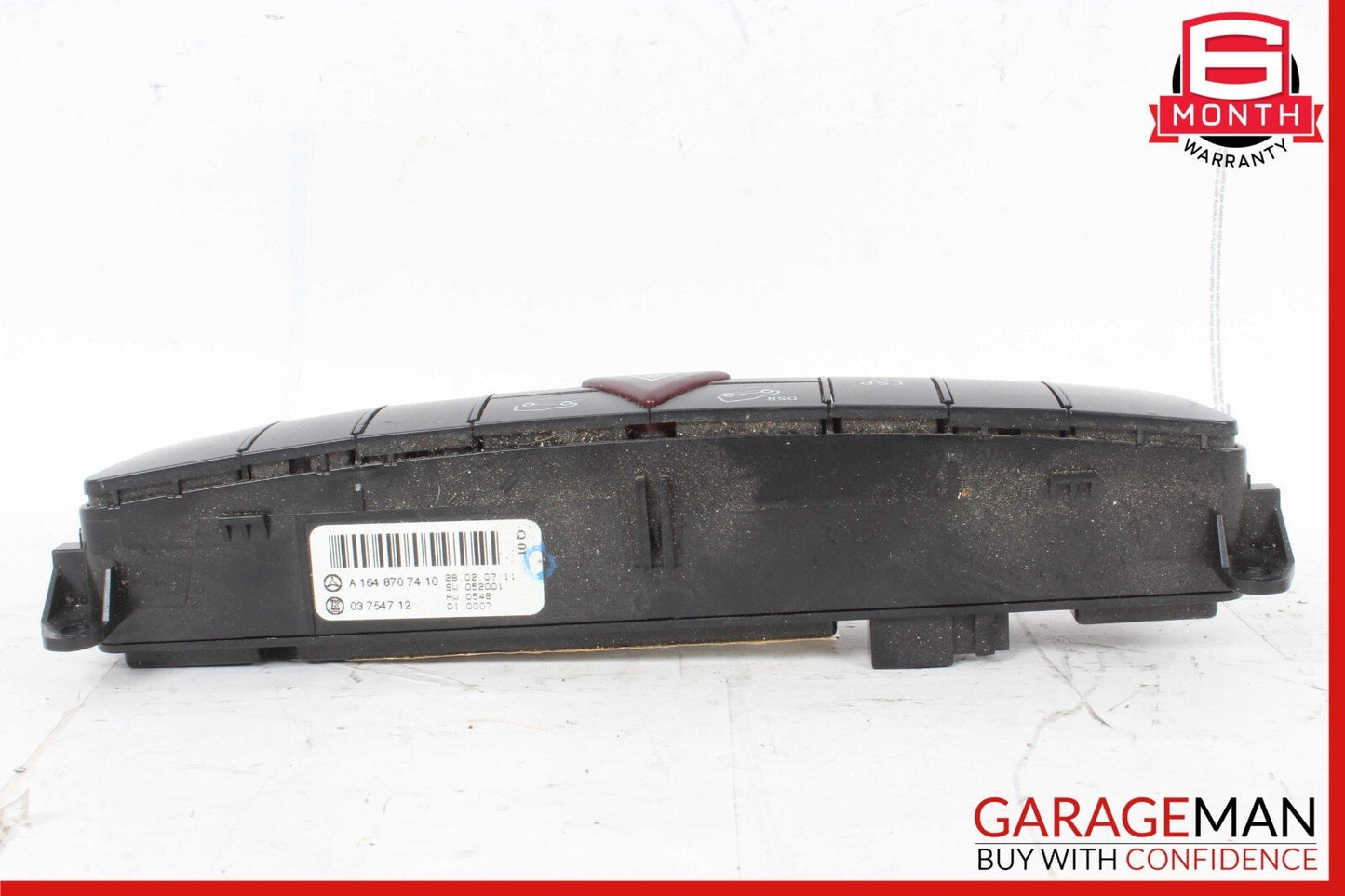 06-12 Mercedes W164 ML350 GL450 Center Console Hazard Control Switch Panel