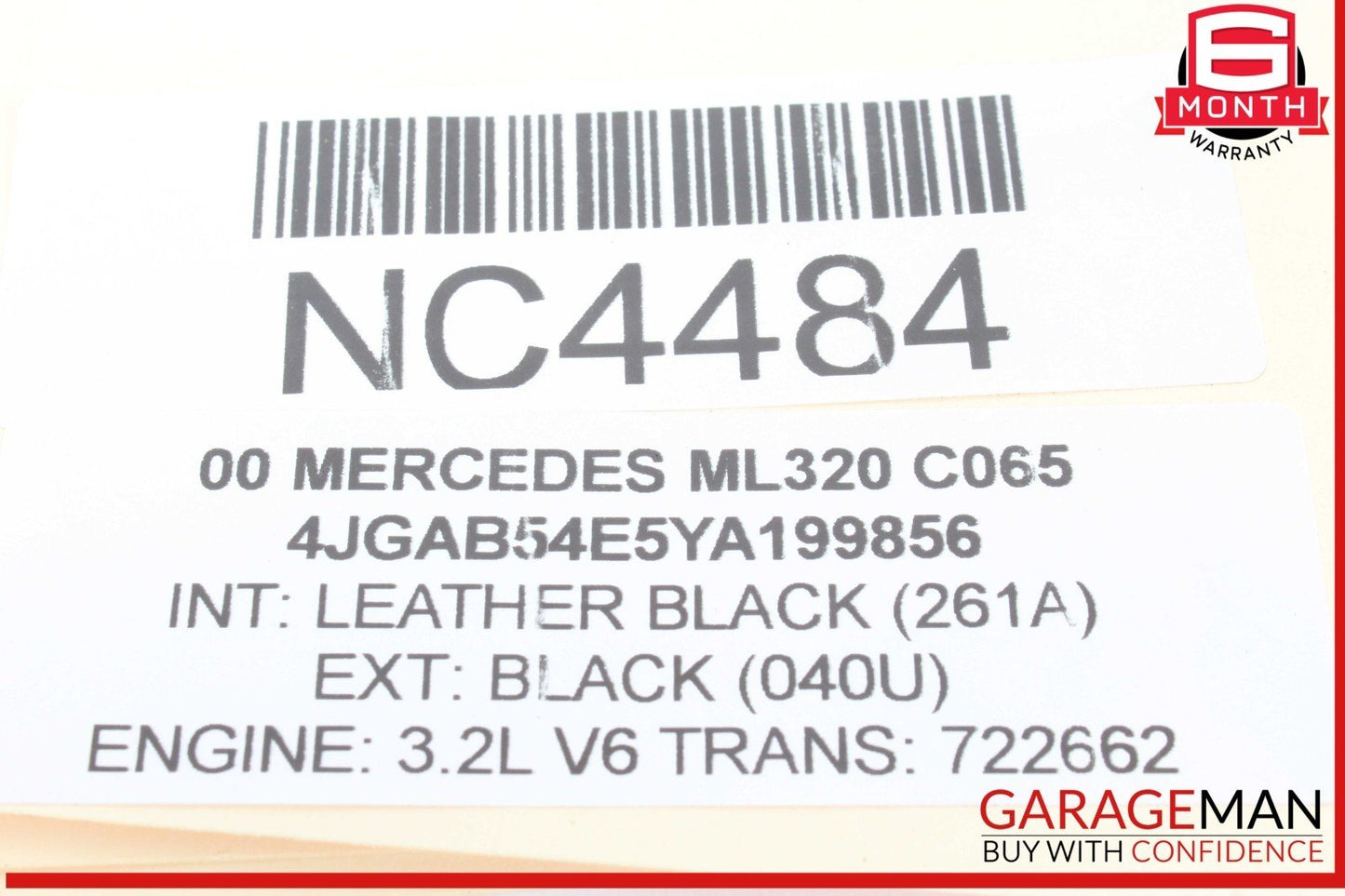 98-05 Mercedes W163 ML320 ML55 AMG Rear Trunk Lid Lock Latch Actuator