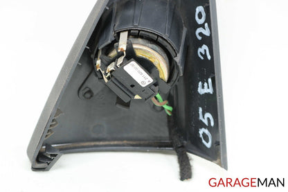 03-09 MERCEDES W211 E320 FRONT LEFT DRIVER TWEETER SPEAKER COVER BLACK OEM