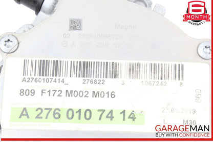 12-18 Mercedes R172 SLC43 AMG Engine Motor Brake Vacuum Pump 2762300065 OEM